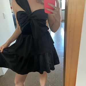 Endless Rose Black Mini Dress